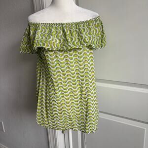 Oliphant Women’s Off the Shoulder Blouse Top  Lightweight XS Beachy